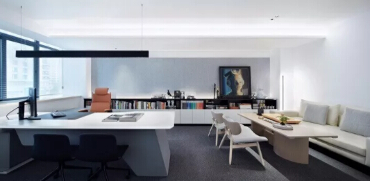 青島辦公室裝修現代簡約風格